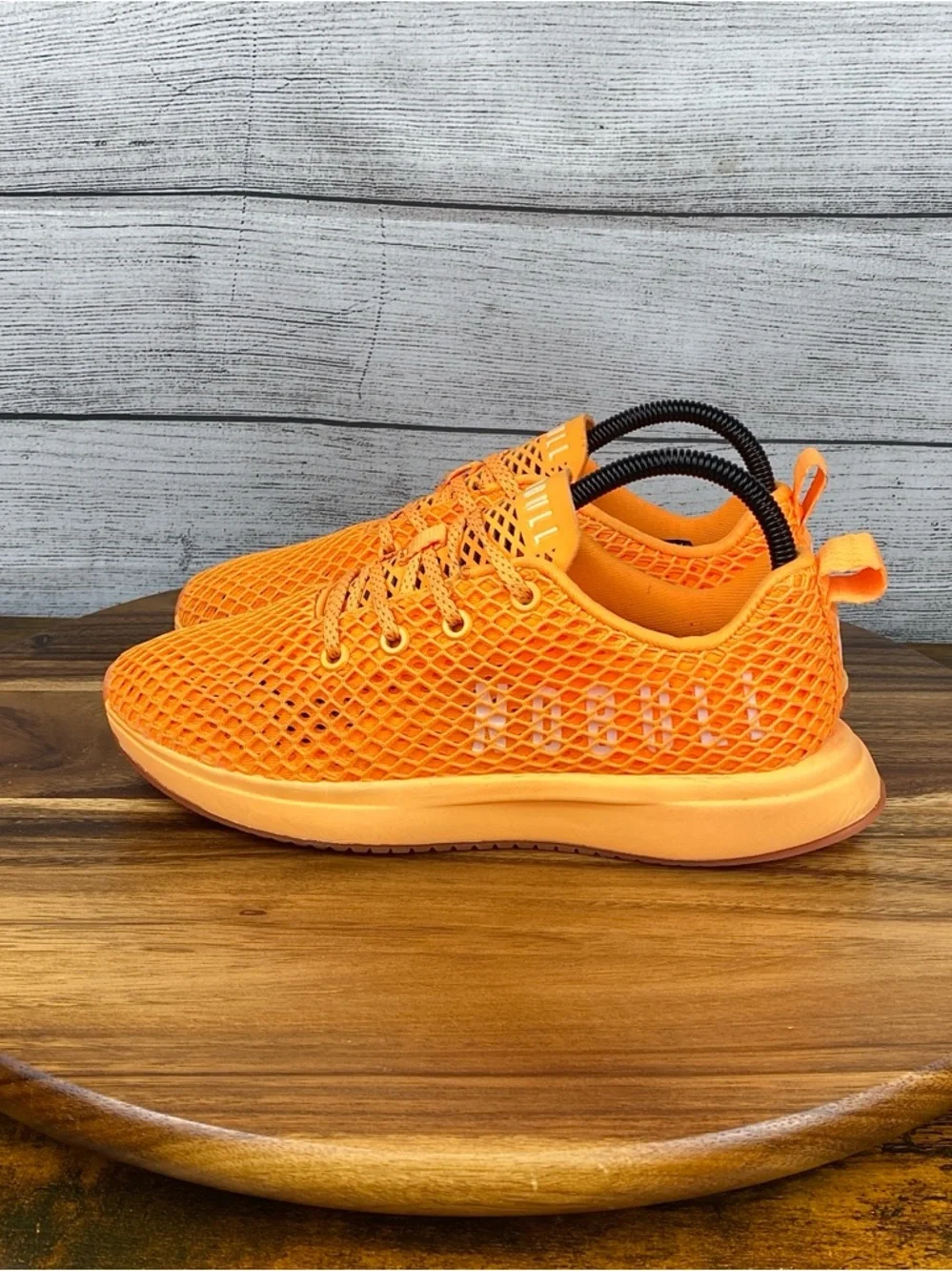 NoBull Diamond Mesh Runner Orange CrossFit Training Shoe Women’s Size 7